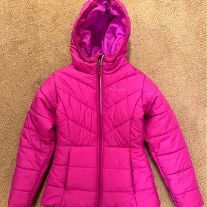 Columbia Girls youth M puffer jacket